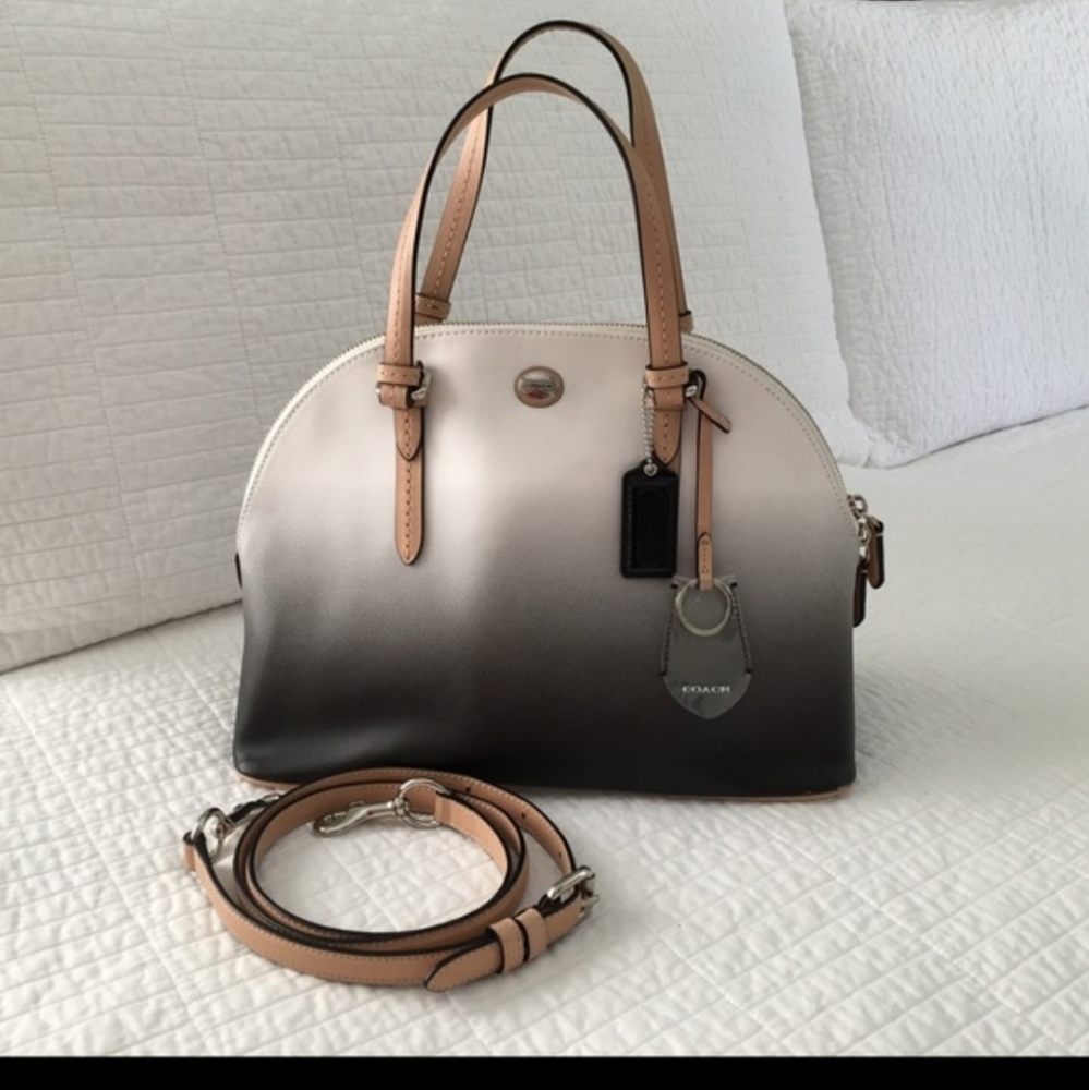 ☃️🌟Rare Coach Peyton Ombre Cora Domed Satchel 🎄